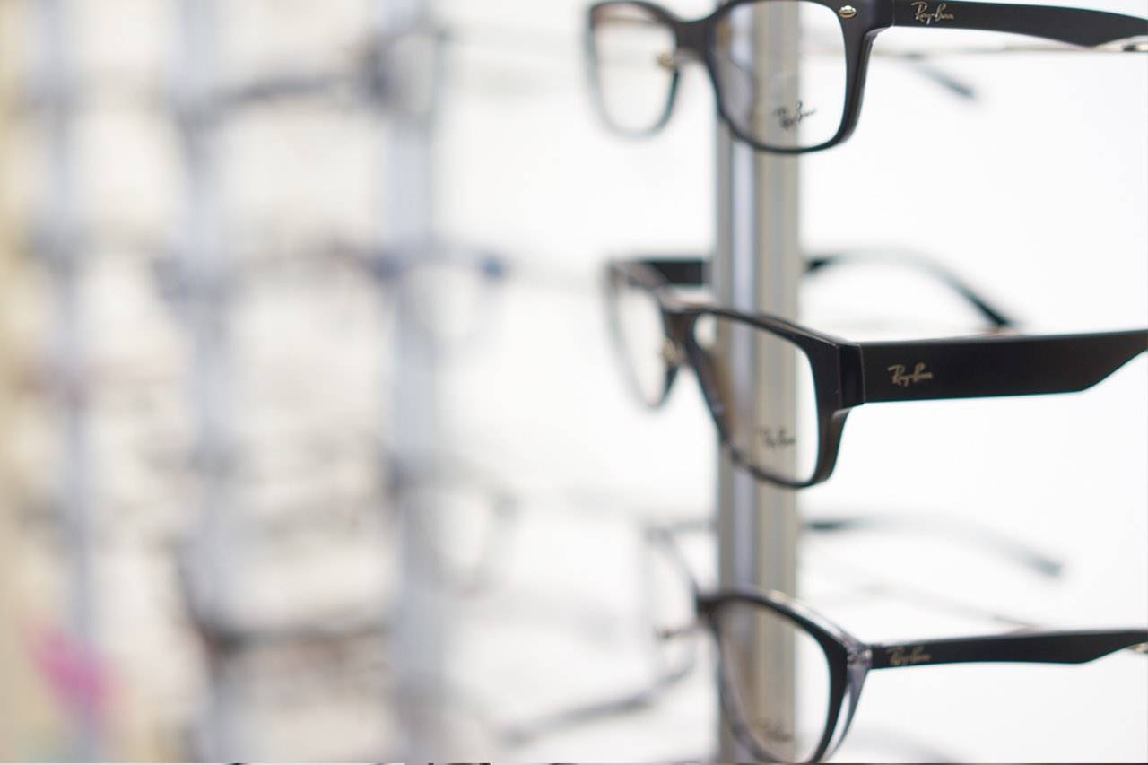 Glasses on a stand - Eye Doctor, Hickman, NE